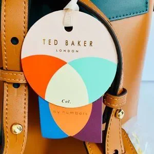 TED BAKER LONDON COLOR BY NUMBERS KEO LEATHER BACKPACK LIMITED EDITION RARE Ted Baker | Bags | Ted Baker London Color By Numbers Keo  main image 3